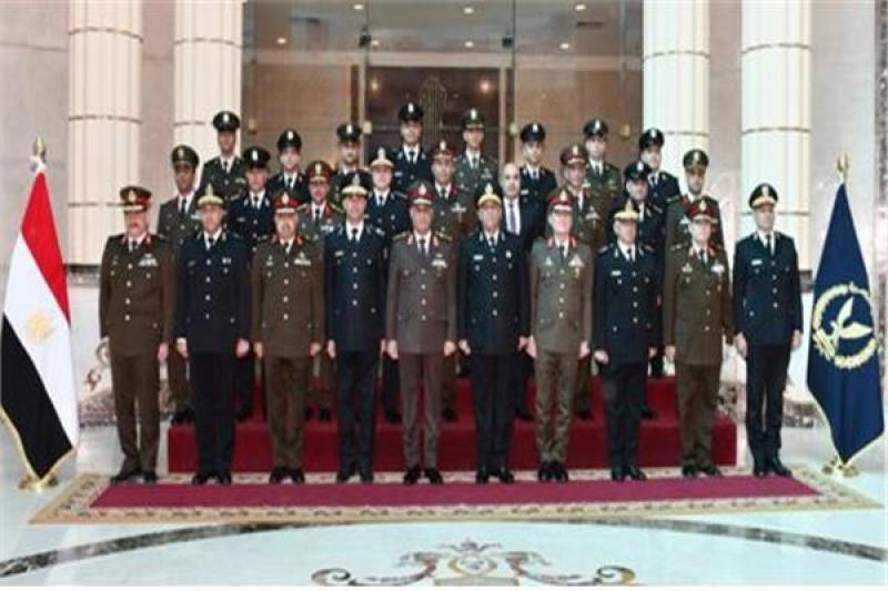 وفد الكلية الحربية وقيادات أكاديمية الشرطة