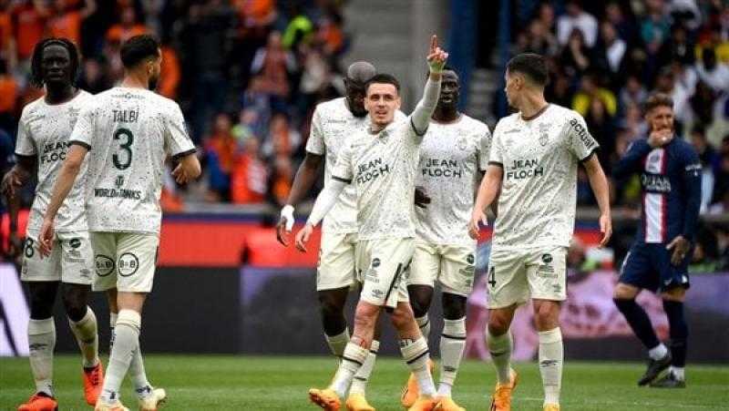 باريس سان جيرمان يسقط على ملعبه بثلاثية أمام لوريان في الدوري الفرنسي