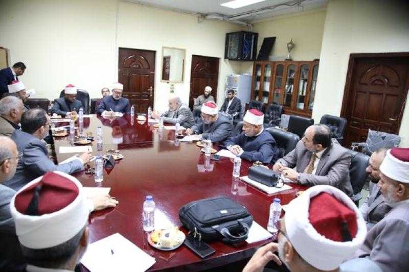 أمين البحوث الإسلامية يبحث مع كلية الدعوة الإسلامية خطط التعاون العلمي والدعوي خلال المرحلة المقبلة