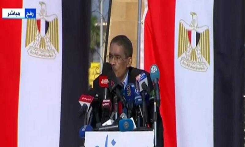 ضياء رشوان: كل فلسطيني في مصر مرحب به كشقيق