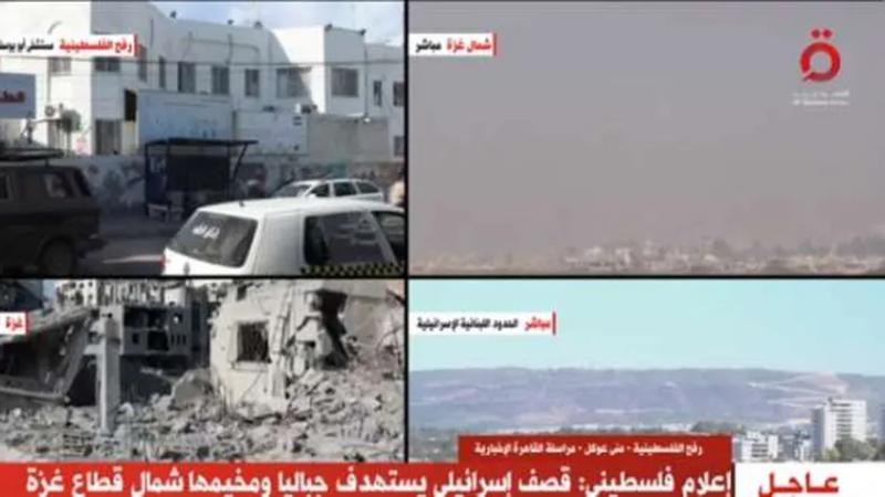 قوات الاحتلال الإسرائيلي تقصف المناطق الشرقية لرفح جنوب قطاع غزة