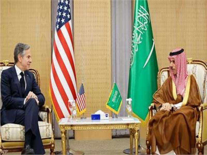 وزير الخارجية السعودي يبحث مع نظيره الأميركي مُقترح وقف إطلاق النار في غزة