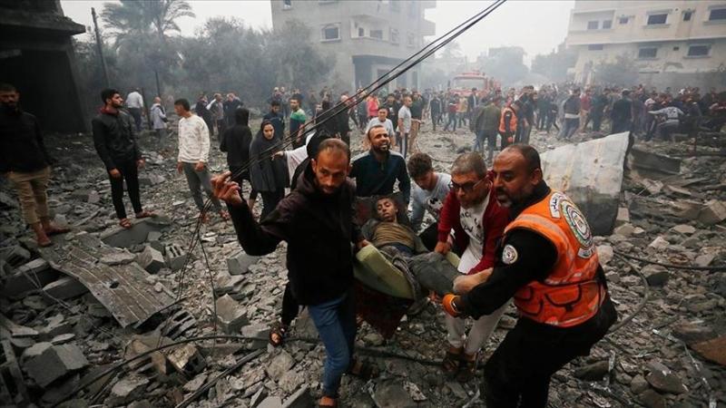 17 شهيدا فلسطينيا في قصف للاحتلال وسط وجنوب غزة