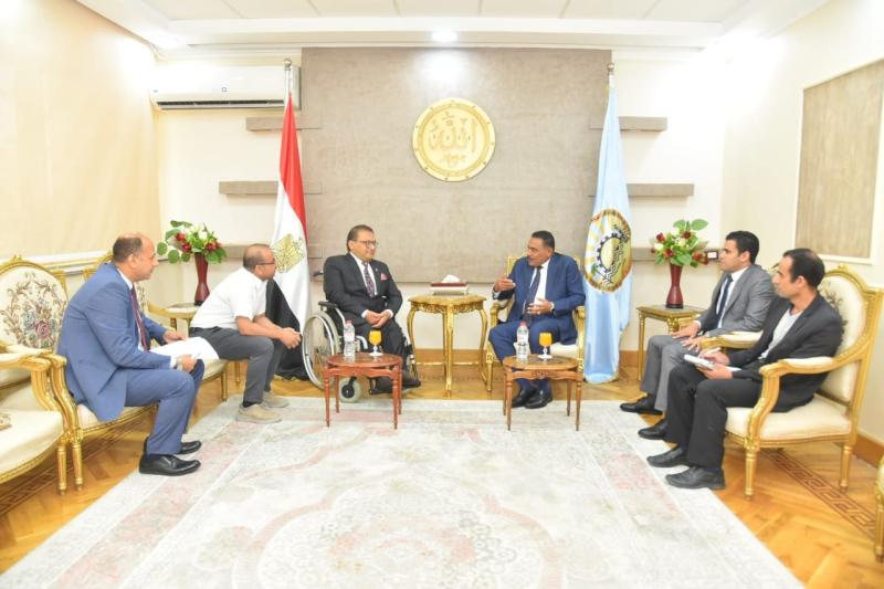 محافظ مطروح يستقبل سفير دولة نيبال بالقاهرة خلال زيارته للمحافظة