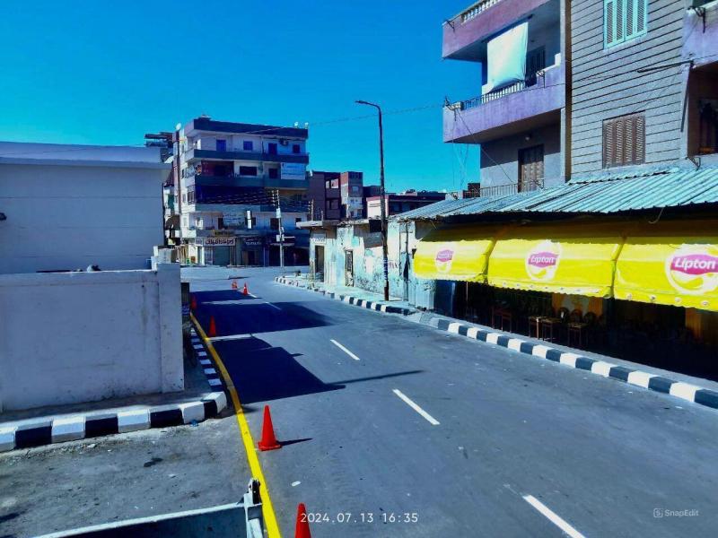 محافظ الغربية يعلن الانتهاء من رصف وتخطيط شارع ترعة الشيتي بحي أول طنطا