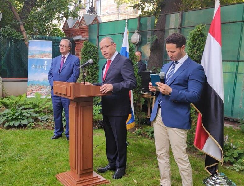 السفارة المصرية في موسكو تحتفل بالذكرى الثانية والسبعين لثورة يوليو