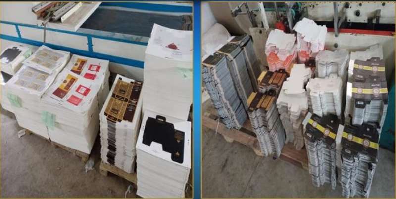 ضبط 82 ألف مطبوع تجارى بدون تصريح من الجهات المختصة داخل مطبعة بالقاهرة