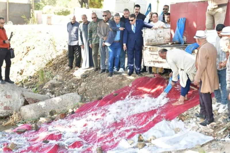 جهاز حماية وتنمية البحيرات والثروة السمكية: إلقاء مليون وحدة زريعة بلطى نيلى بالمنصورة