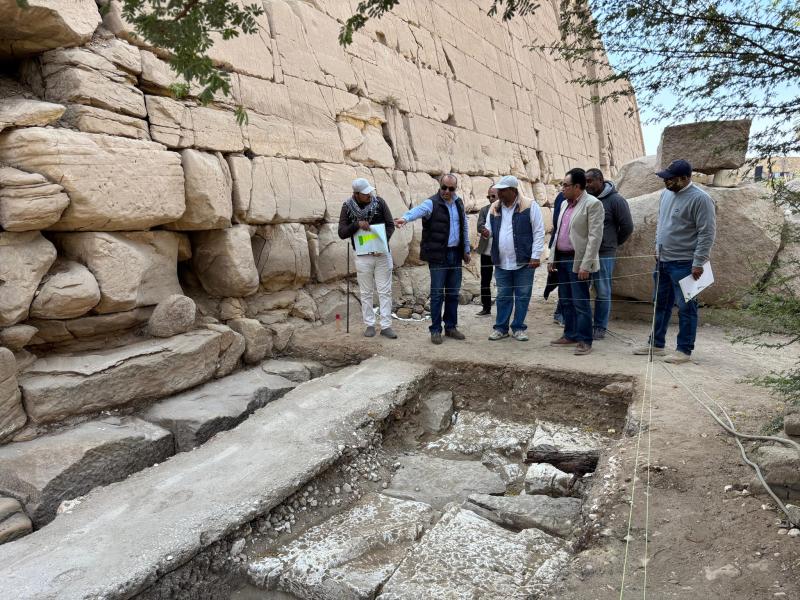 وزارة السياحة والآثار: بدء مشروع ترميم معبد الرامسيوم بالأقصر