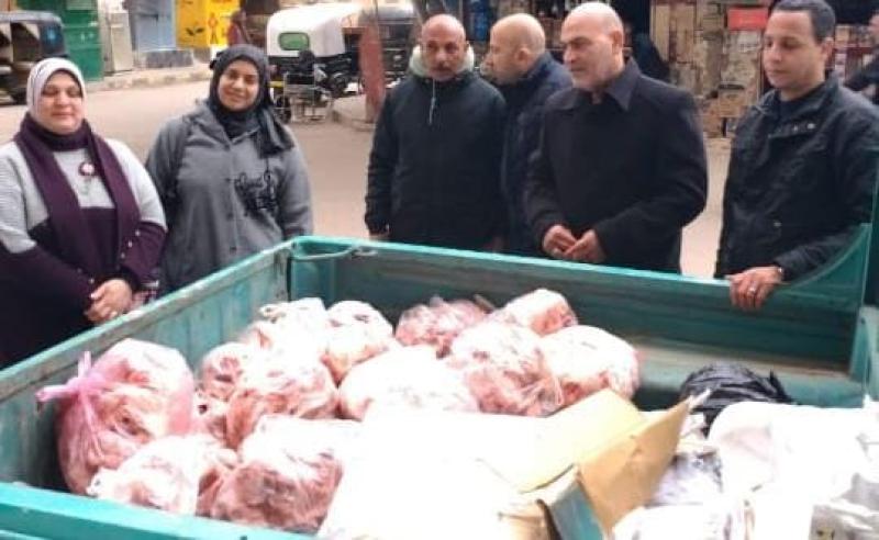 محافظ المنوفية : ضبط 5 طن ونصف لحوم ودواجن وأسماك غير صالحة للاستهلاك الآدمي