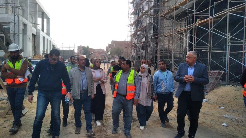 رئيس ”المركزي للتعمير” يتفقد مشروع مستشفى” شبين القناطر المركزي ” بالقليوبية ضمن مبادرة ” حياة كريمة ”