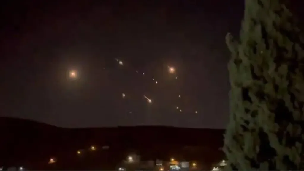 القصف الإيراني على إسرائيل