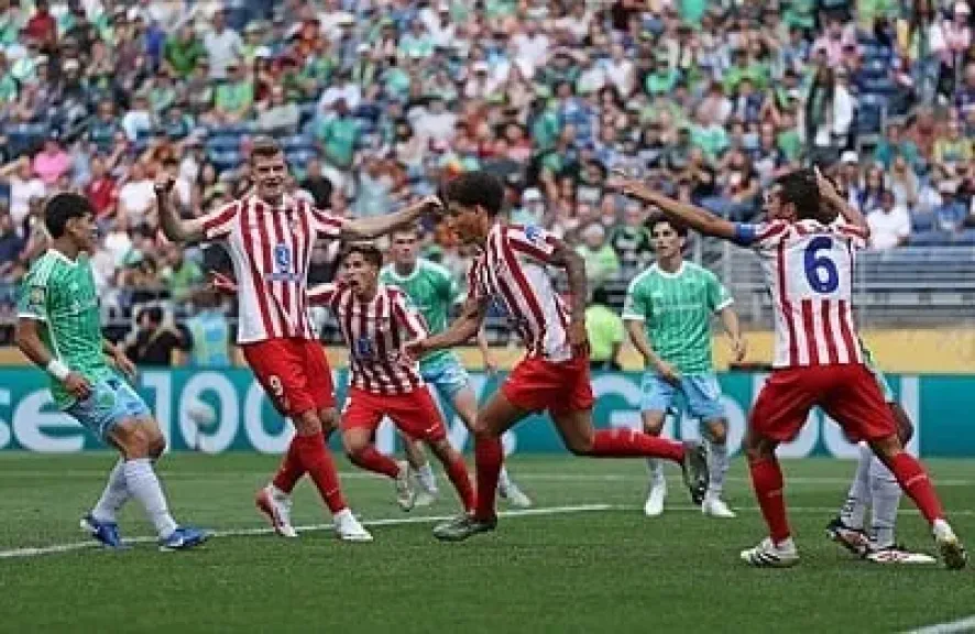 مباراة أتلتيكو مدريد وسياتل