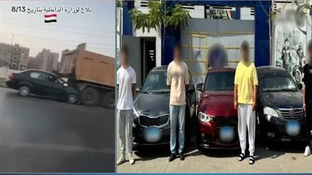 المتهمون في حادث طريق الواحات