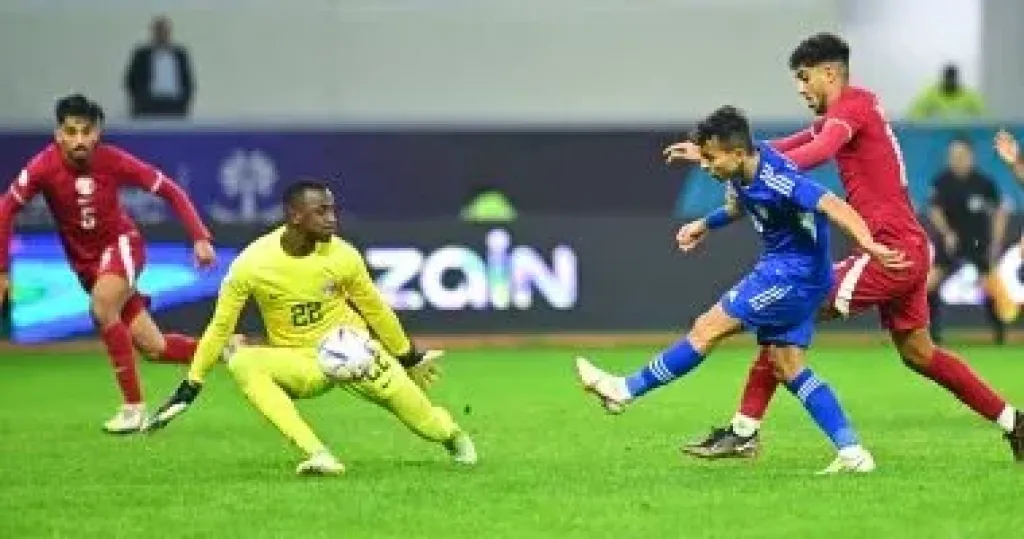 منتخب قطر والكويت