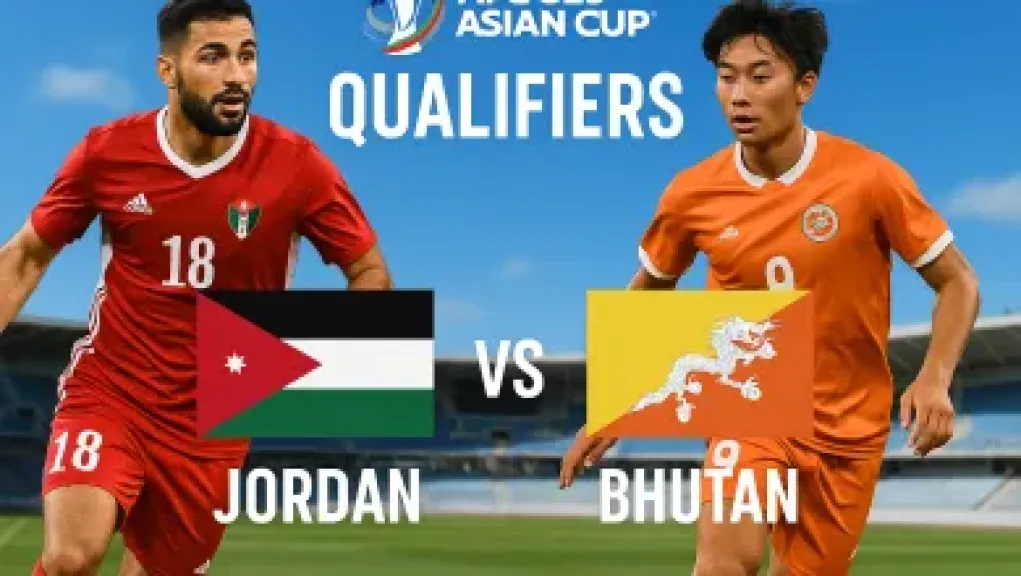 مباراة الأردن ضد بوتان