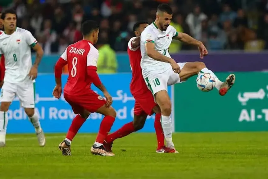 مباراة العراق وعمان