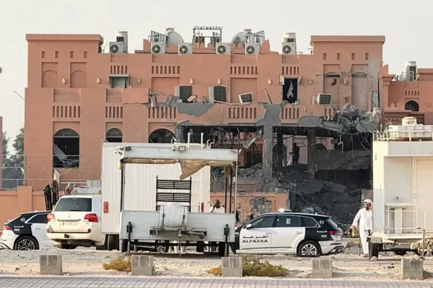 مبنى قيادات حماس في قطر