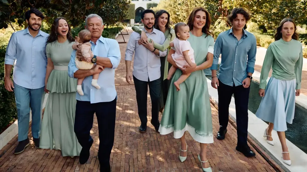 صورة الملكة رانيا العائلية الجديدة