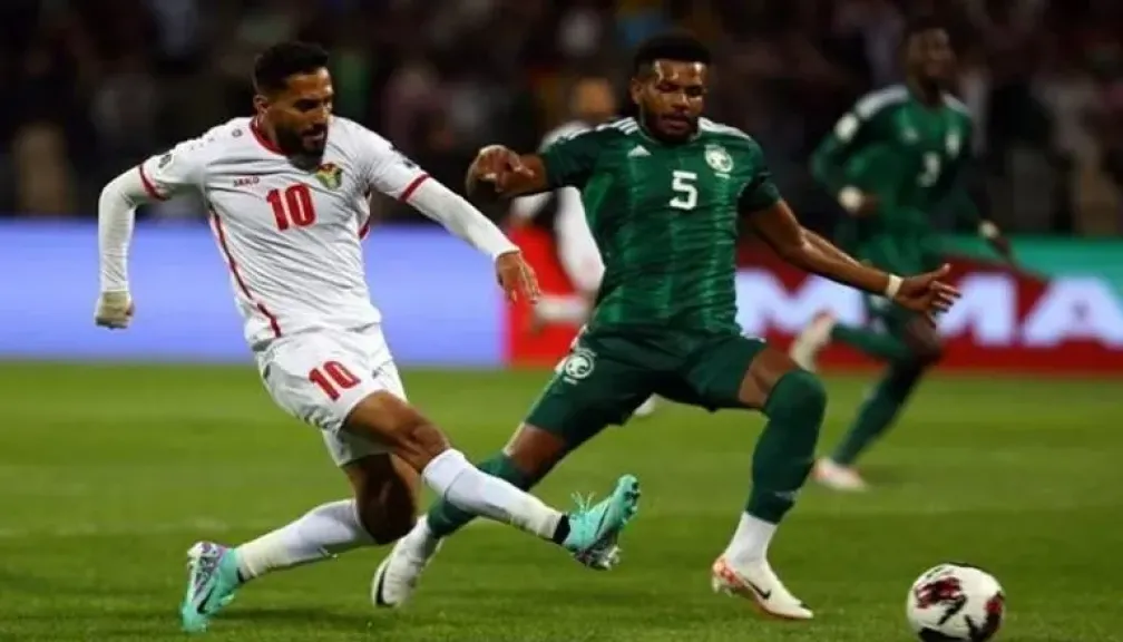 مباراة السعودية والأردن