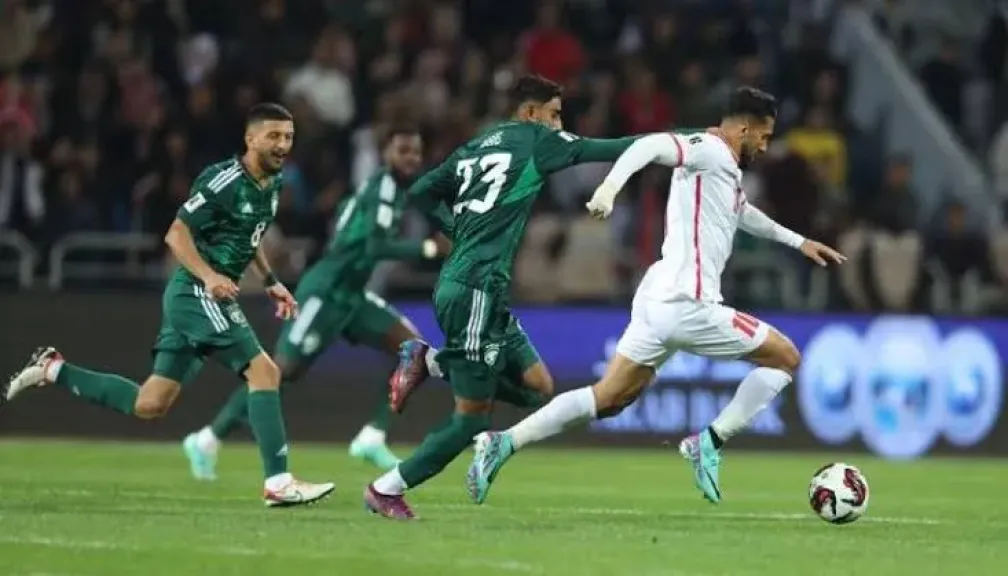 معلق مباراة السعودية ضد الأردن 