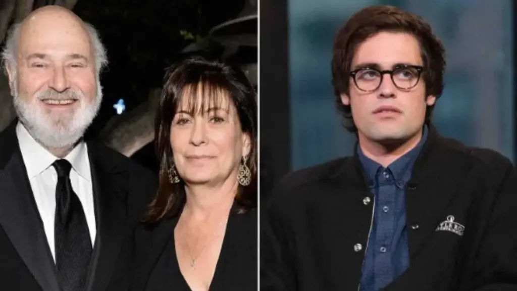 الابن نيك راينر والمخرج روب راينر وزوجته ميشيل