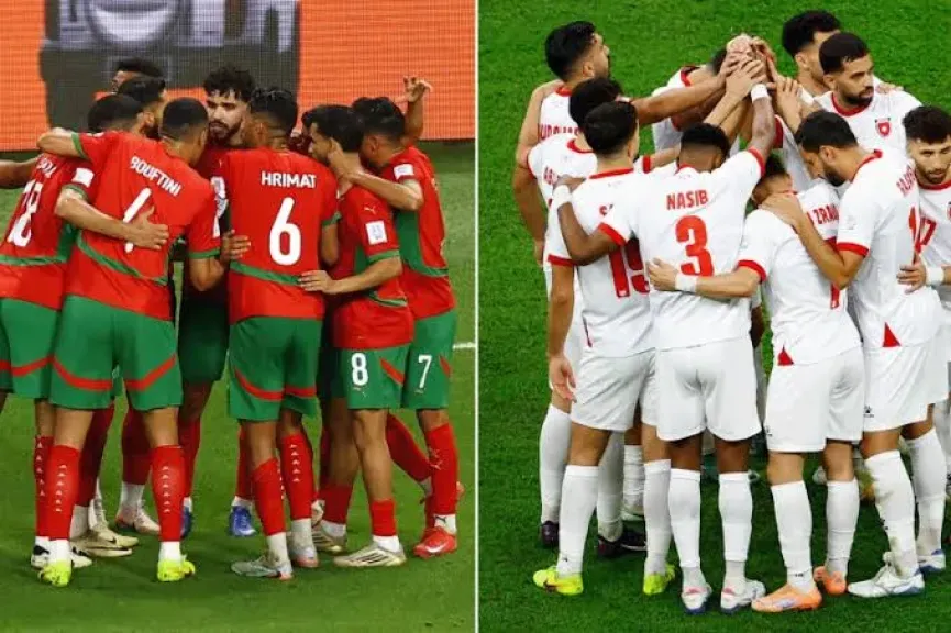 المغرب ضد الأردن 